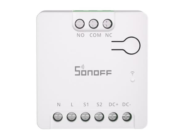 SONOFF MINI-D Smart WiFi Matter-switch (AC/DC 12-48V, potentialfri kontakt)