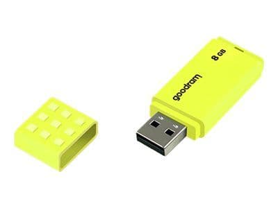 GOODRAM UME2 - USB-flashstasjon - 8 GB - USB 2.0 - gul