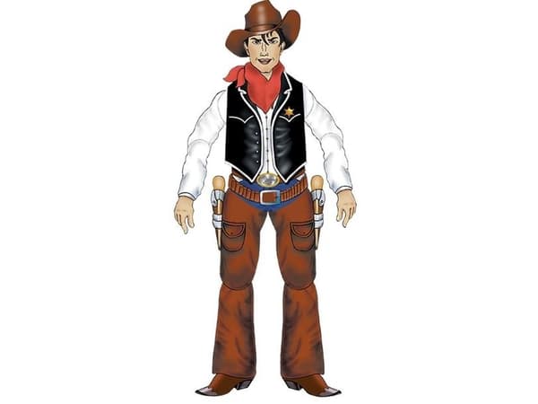 Cowboy-hahmo, 140 cm
