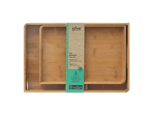 5five set med 2 brickor bambu