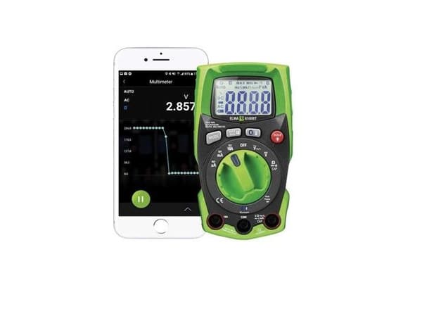 Multimeter Elma 6100BT IP65 sand RMS med bluetooth