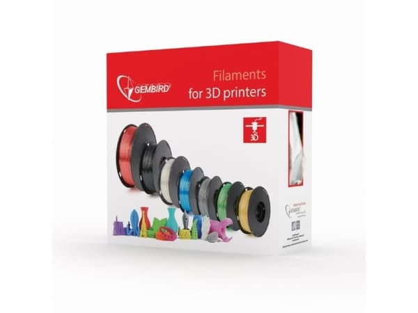 Gembird - Sort - 1 kg - 330 m - PLA+ filament (3D)