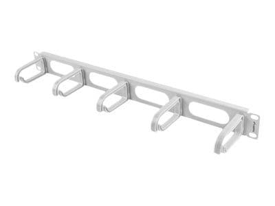Lanberg Typ B - Rack-kabel styrepanel - RAL 7035 - 1U - 19"