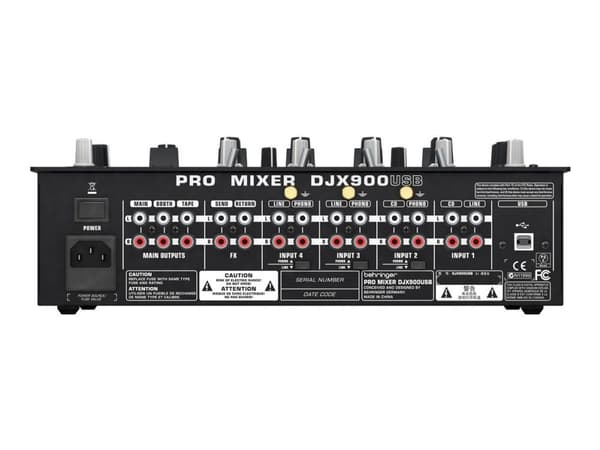 Behringer DJX900USB, 5 kanaler