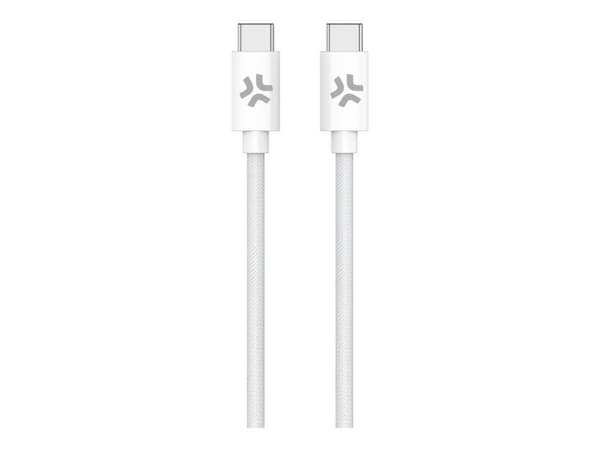 USB-C - USB-C-kaapeli 60W 1,5 m Vit