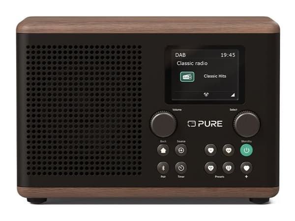 Pure Classic H4 - Lydsystem - kaffe svart, valnøtt