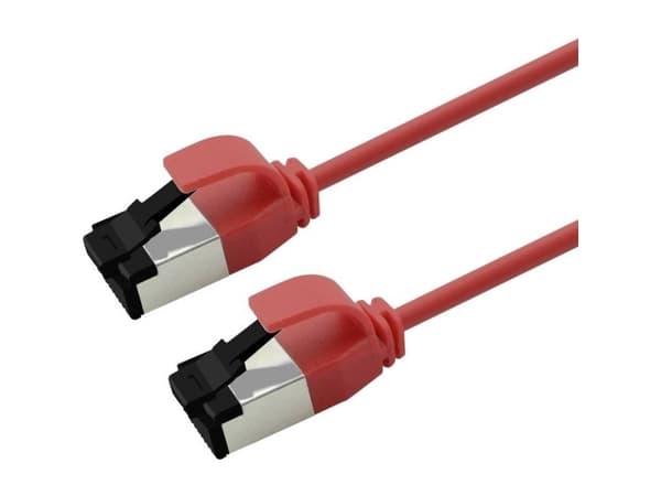 ROLINE U/FTP patchkabel Cat.8.1 LSOH slim rot 0,3 m (21.15.3221)