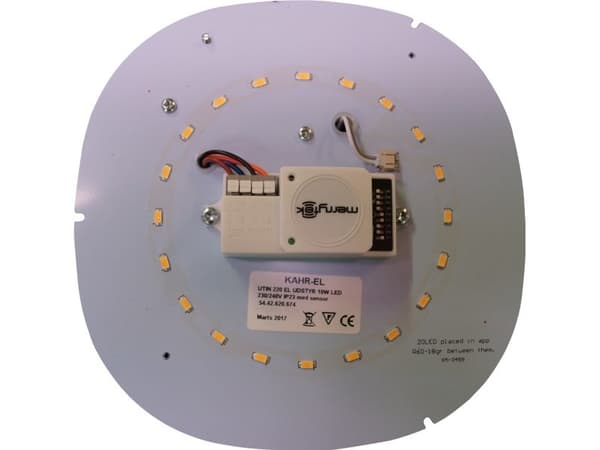 UTIN 220 10W/830LED retrofit el-udstyr + sensor,