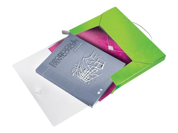 Viilainlaatikko Leitz WOW PP 30mm vihreä - (5 kpl)