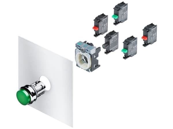 Siemens 3SU11000BB201FA0 3SU1100-0BB20-1FA0 Tryckknapp 1 del