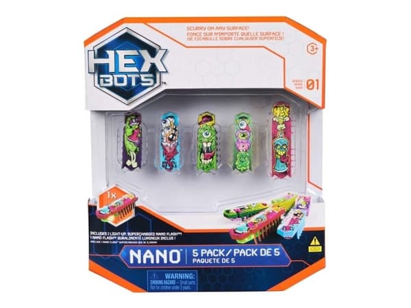 Hex Bots Mechimals Flash Nano 5 Pack CDU