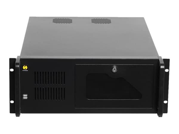 Netrack Server Case - Rackmonterbar 4U - utvidet ATX (E-ATX) - svart