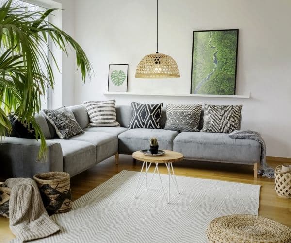 EGLO CLAVERDON pendellampa E27 Ø370 bambu