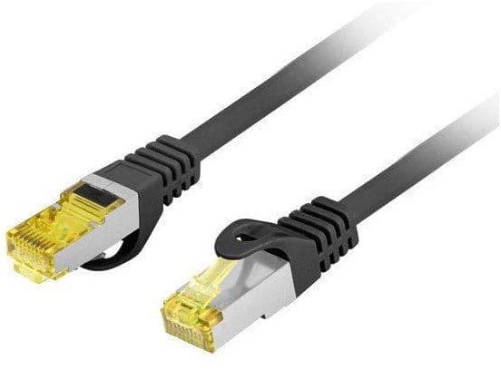 Lanberg patchkabel Cat.6A S/FTP LSZH koppar 20 m svart FLUKE PASSED