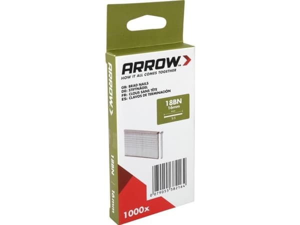 Arrow Tool Group 382164 spik stiftmått, längd 16 mm 1000 st