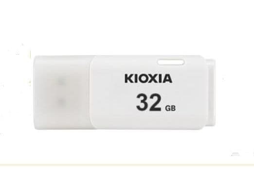 KIOXIA TransMemory U202 - USB-flashstasjon - 32 GB - USB 2.0 - hvit