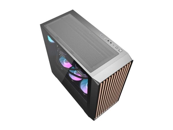 Darkflash DS900WD PC-kotelo (musta) + 4 tuuletinta