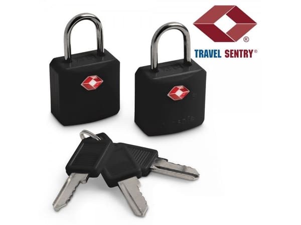 Pacsafe 10210100 hengelås 2,5 cm sort