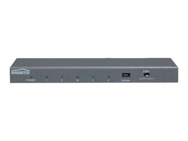 Marmitek Split 614 UHD - 2.0 - video/lyd-splitter - 4 x HDMI - stasjonær