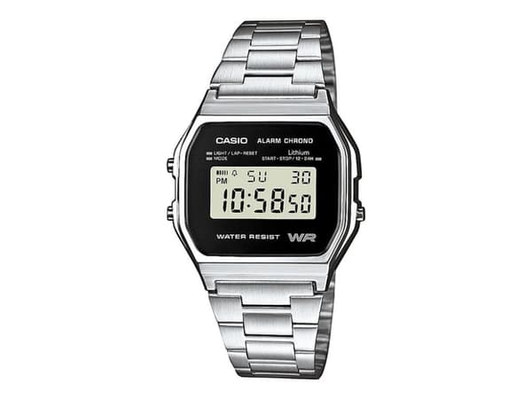 Casio A158WEA-1EF, vanntett, elektronisk