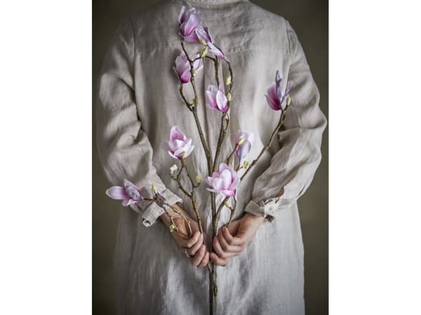 BLOOMINGVILLE magnolia grein rosa kunstige blomster