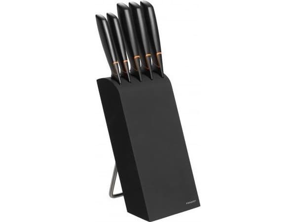 Fiskars - Knivblokk og knivsett - 5 stk.
