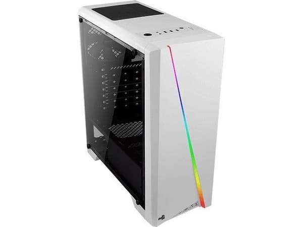 Aerocool Cylon Mini, Mini Tower, PC, Vit, micro ATX, Mini-ITX, Stål, Blå, Grön, Röd