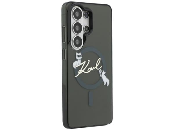 Karl Lagerfeld IML KC Script MagSafe-deksel til Samsung Galaxy S26 Ultra - sort