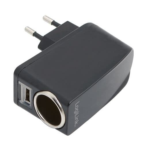 LogiLink PA0046, Innendørs, Cigartenner/lighter, USB, 5 V, Sort