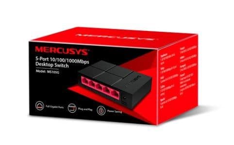 TP-LINK MS105G 5x 10/100/1000 bryter