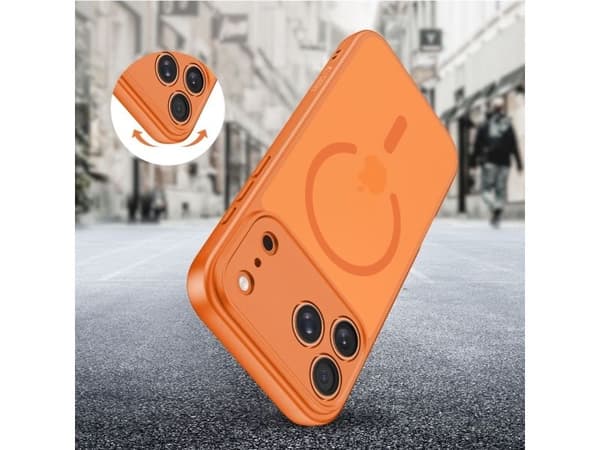 Tech-Protect BasicMag MagSafe-etuiet til iPhone 17 Pro Max - Orange