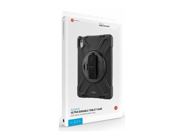 Robust etui med stativFIXED EtuiRuggedTab-etui til Samsung Galaxy Tab A11, sort