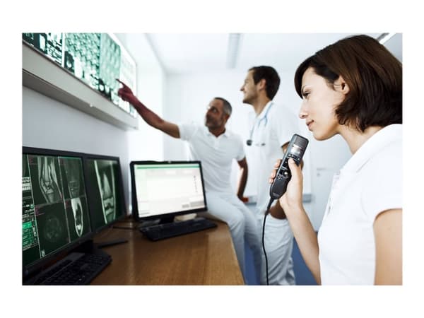 Philips SpeechMike Premium USB LFH3500 - Högtalarmikrofon - mörkgrå pärlemor