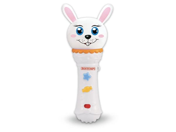 Bontempi My first Microphone with light and sound effects, Leksaksmikrofon, 2 År, AAA, Multifärg