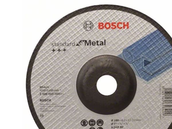 Bosch RUUVIHARAVA METALLI 180X6MM CUT STD
