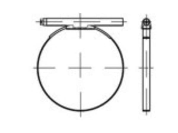 TOOLCRAFT TO-5395128 Rør-holdere 30 mm 10 kpl