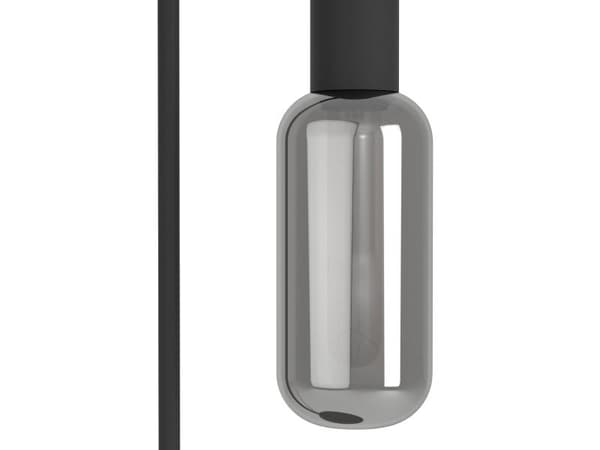 EGLO MAIONE gulvlampe E27 sort/tre/grå