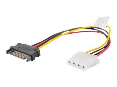 Lanberg - Strømadapter - 4-pin intern strøm (hunn) til SATA-strøm (hann) - 15 cm