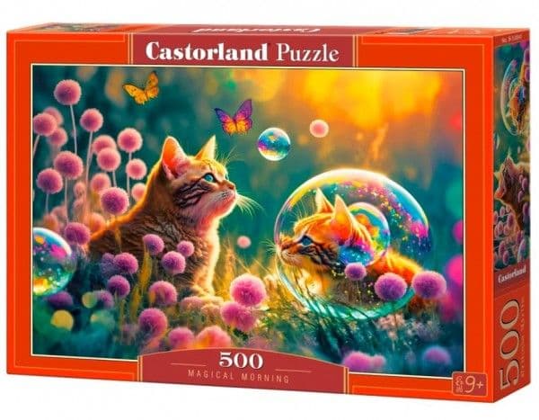 Castorland Puzzle 500 palaa Kissa maaginen aamu