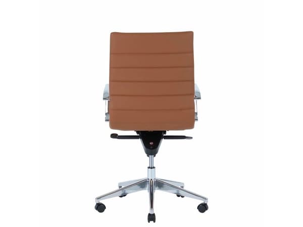 Kontorstol Prestige mellem ryg, cognac
