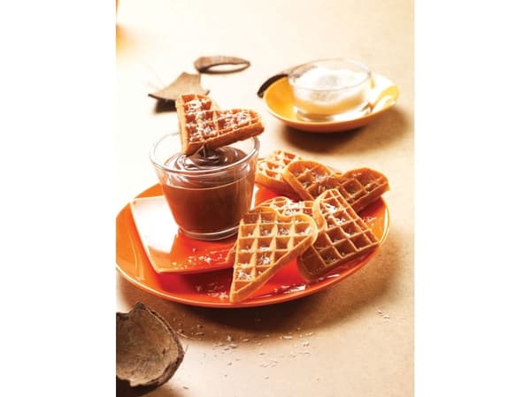 Tefal Snack Collection baking sheets: 6 Heart waffles