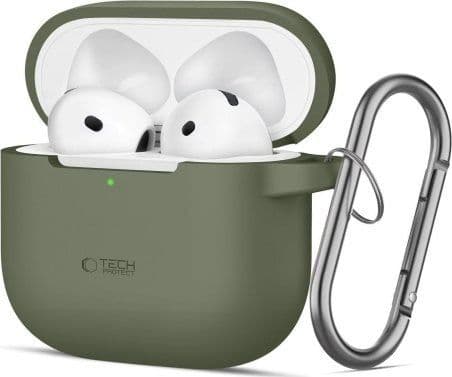 Tech-Protect TECH-PROTECT silikonkrok til Apple AirPods 4 olive green