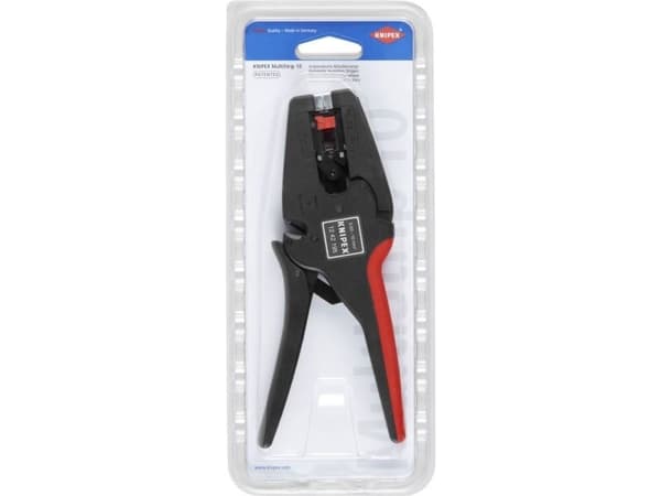 Knipex MultiStrip 10, Beskyttelses isolasjon, Sort, Rød