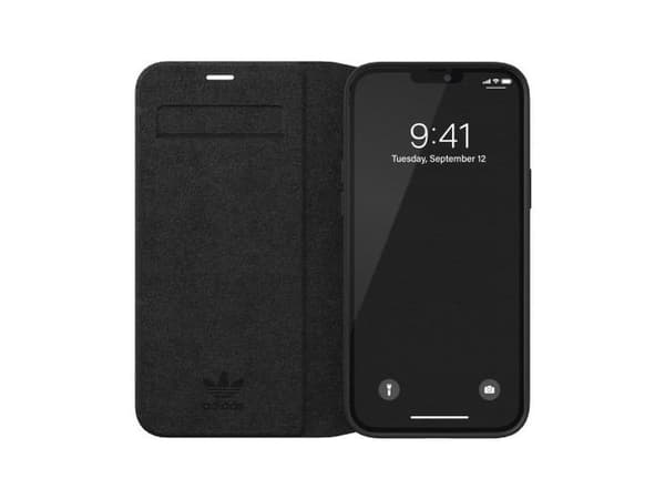 Adidas OR Booklet Case BASIC iPhone 12 Pro Max 6,7" svart hvit/sort hvit 42228