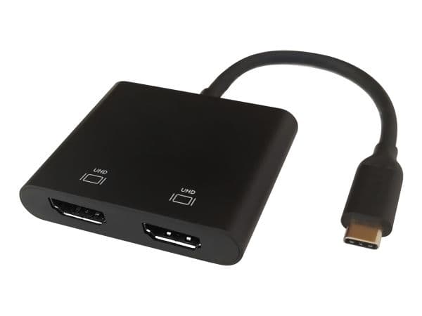 AddOn Networks USBC2HDMI, 0,2 m, USB Type-C, HDMI, uros, naaras, suora, suora