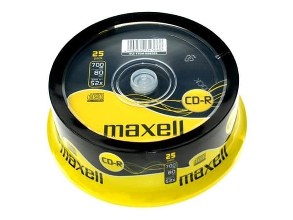 Maxell - 25 x CD-R - 700 MB (80 min) 52x - spindel