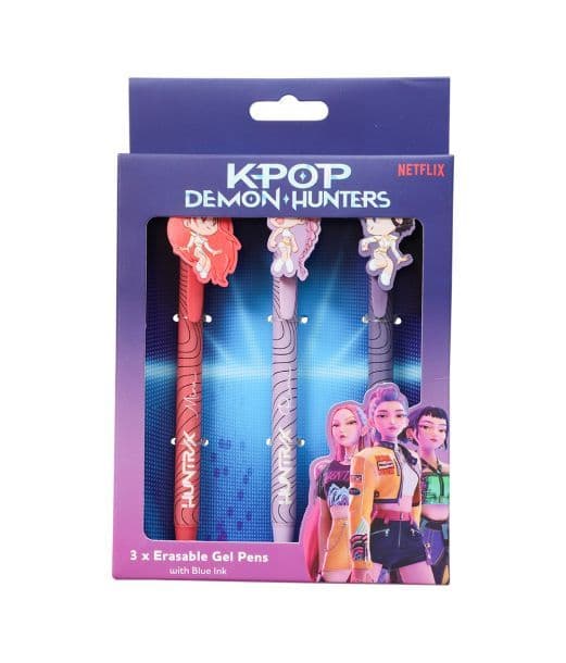 KPop Demon Hunters Erasable gel pen 3-pack