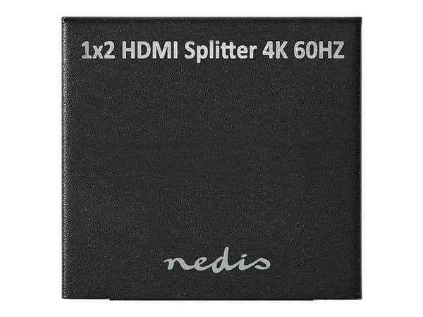 Nedis VSPL3472AT - Video/audiosplitter - 2 x HDMI - skrivbordsmodell