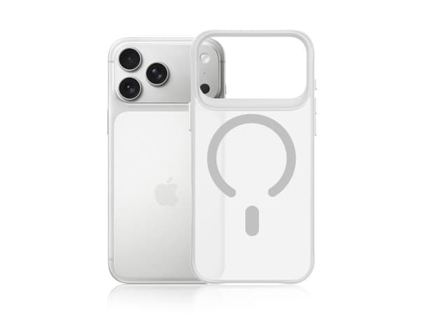 3mk Smoke MagCase för iPhone 17 Pro - vit-genomskinlig