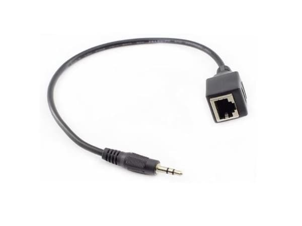 Mini Jack till RJ45-adapter